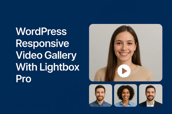 WordPress Responsive Video Gallery With Lightbox Pro