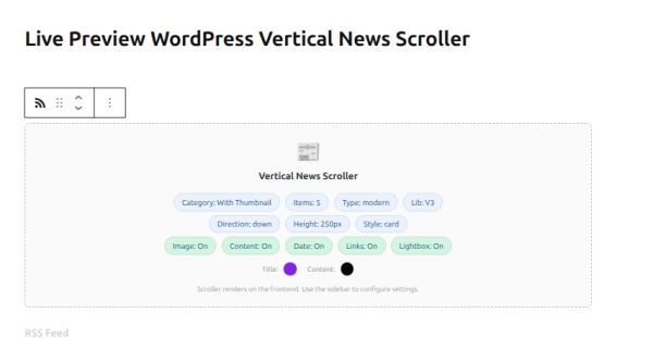 Vertical News Scroller Plugin for WordPress – RSS Feed & News Ticker ...