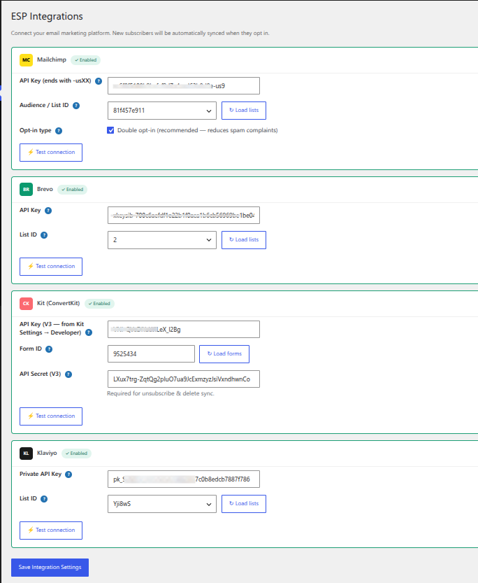 wordpress_newsletter_subscribe_pro_esp_mailchimp_brevo_kit_klaviyo