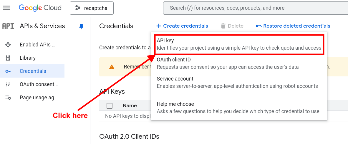 how_to_get_recaptcha_enterprise_key_setp18