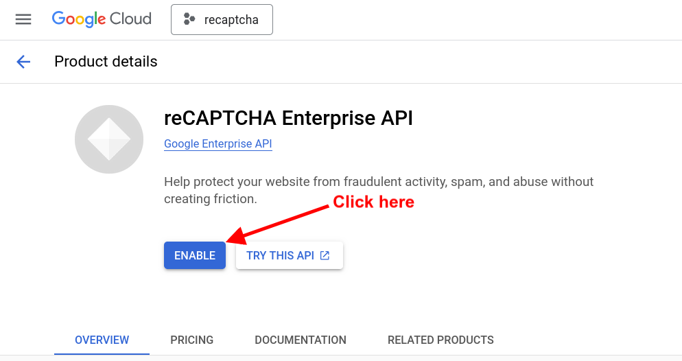 how_to_get_recaptcha_enterprise_key_setp7